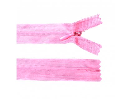 Zip skrytý 60cm 003660 barva 737 neon pink