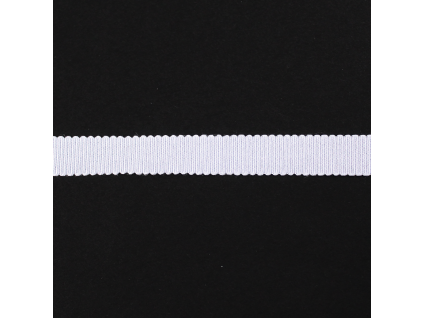 Rypsová stuha 10 mm 120500 bílá (rayon)