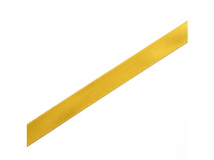 Stuha saténová 9mm 254400 662 zlatožlutá
