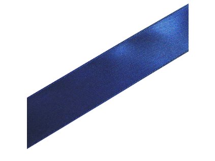 Stuha saténová  25mm 254400 370 tmavě modrá