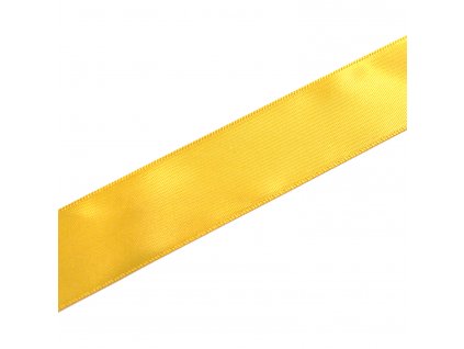 Stuha saténová 25mm 254400 662 zlatožlutá