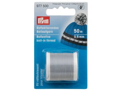 Reflexní přidavná nit na pletení PRYM 977500