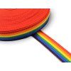 Popruh duhový 30mm 25430 polypropylén rainbow