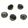 Knoflík kovový černý 943103 vel. 36" (23mm)