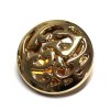 Knoflík kovový ozdobný zlatý 126700 vel. 36" (23mm)