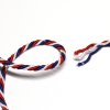 Atlasová šňůra trikolóra 3mm 11430 - metráž