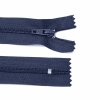 Spirálový zip no.3 nerozepínací  70cm - tmavě modrá