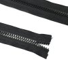Nekonečný zip no.8 kostěný plastový stanový v metráži - černá, bílá