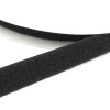 Suchý zip našívací mechová měkká část chlup 20mm černý metráž
