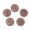 Knoflík 010444 24" 15mm čtyřdírkový přírodní vzhled - více barev