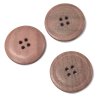 Knoflík 010444 44" 28mm čtyřdírkový přírodní vzhled - více barev
