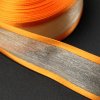 Stuha atlasová s monofilem 40mm 408404 oranžová