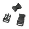 Spona trojzubec 20mm černý komplet