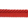 Paspulka bavlněná  8mm červená - metráž