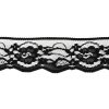 Krajka pevná 35mm černá polyamid - metráž