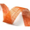 Stuha jutová 50mm oranžová