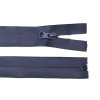 Voděodolný zip 80cm rozepínací tmavě modrý matný