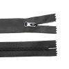 Voděodolný zip 20cm nerozepínací černý matný