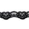 Krajka pevná 50mm černá polyamid - metráž