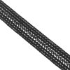 Bavlněná krajka 25mm 727389 černá - metráž