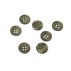 Knoflík 15mm čtyřdírkový khaki žíhaný 08702