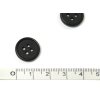 Knoflík čtyřdírkový matný U-5691 15mm černý vel. 24"