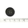 Knoflík čtyřdírkový matný U-5691 20mm černý vel. 32"