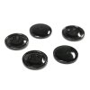 Knoflík 00262 20mm čtyřdírkový lesklý černý vel. 32"