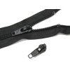 Běžec - jezdec no.8 ke spirálovému zipu 7mm černý