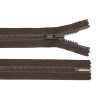 Kostěný zip no.5 nerozepínací 15cm tmavě hnědý YKK