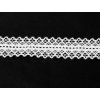 Krajka elastická 30mm 133301 bílá