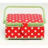 2915 prym kazeta na siti polka dots red white s 612243