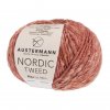 Nordic Tweed - 46% polyakryl, 20% vlna, 17% viskoza, 17% polyester - Ručně pletací příze