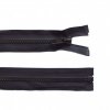 Kostěný zip 5mm dělitelný 85cm černý RVD6