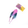 Barevné peří 2ks 18cm 036717 více barev