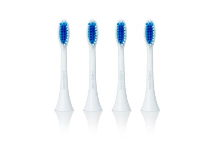 Roční balení náhradních hlavic pro kartáčky BeconfiDent® Sonic, barva bílá, 4 Ks