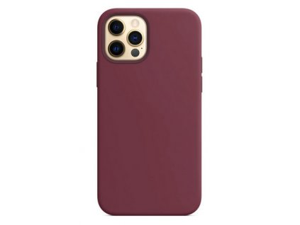 Silikonový kryt pro iPhone XR Vínový