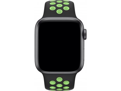 Apple sportovní řemínek na Apple Watch 40mm Black/Lime - MXQW2FE/A