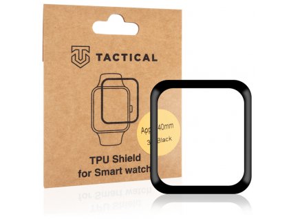 Tactical ochranné sklo 3D pro Apple Watch 4/5/6/SE Black