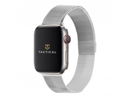 Tactical 356 Loop Magnetický Kovový Řemínek pro Apple Watch 1/2/3/4/5/6/7/8/SE 42/44/45mm Silver