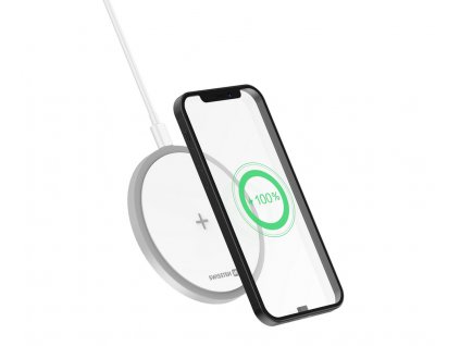 Swissten Wireless bezdrátová nabíječka 15W bílá