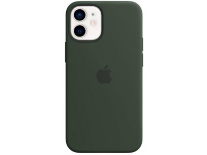 Apple Silikonový Kryt vč. Magsafe pro iPhone 12 mini Cypress Green - HKR3ZM/A