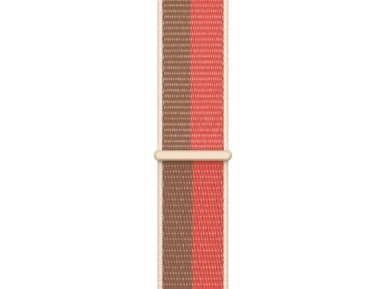 Apple nylonový řemínek pro Apple Watch 45mm pomelově růžový/žlutohnědý