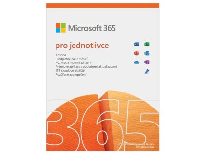 Microsoft 365 pro jednotlivce CZ (QQ2-01393)