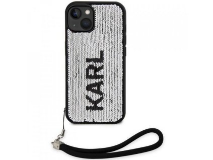 Screenshot 2024 03 12 at 16 43 34 Karl Lagerfeld Sequins Reversible Zadní Kryt pro iPhone 14 Black Silver inComputer.cz