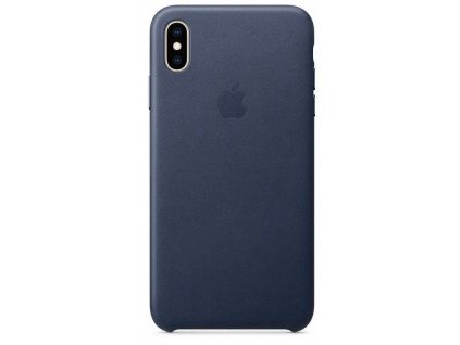 Apple Kožený Kryt pro iPhone XS Max Midnight Blue - MRWU2ZM/A