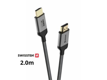 Swissten kabel HDMI na HDMI 4K 60Hz 2.0m