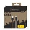 Tactical Smooth Thread kabel USB-A/USB-C 2m Black
