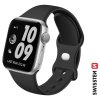 Swissten silikonový řemínek pro Apple Watch 42-44mm  černý