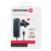 Swissten magnetický držák do ventilace auta s bezdrátovým nabíjením 15W (kompatibilní s MagSafe)